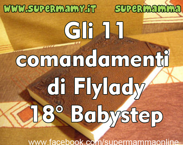 Flylady babysteps – 18 – Gli 11 comandamenti di Flylady