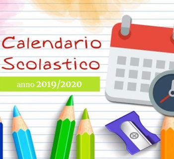 Calendario scolastico 2019 / 2020
